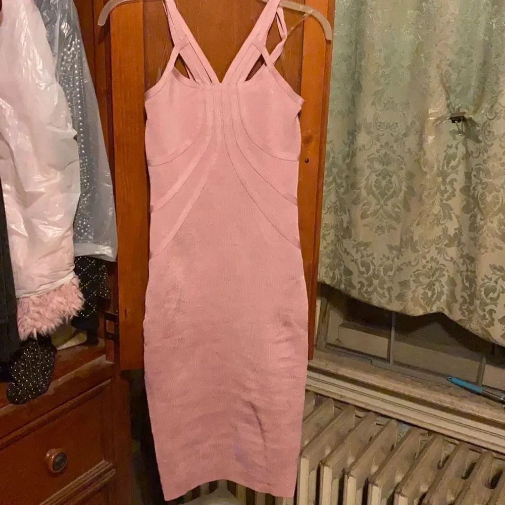 Wow Couture Baby Pink Bodycon Dress sz. S
